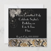 60ste uitnodiging voor de geboorte van vrouwen (Achterkant)