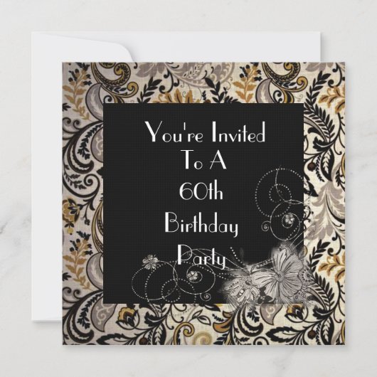 60ste uitnodiging voor de geboorte van vrouwen (Voorkant)