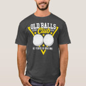 60ste verjaardag 1961 Oude Balls Club I Sport Golf T-shirt (Voorkant)