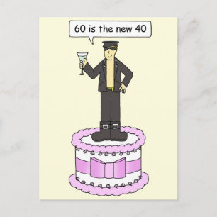 60ste verjaardag 60 is de nieuwe 40 briefkaart