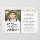 60ste Verjaardag 60 JAAR IN HET MAKEN VAN Gouden C Kaart (Voorkant)