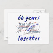 60ste. Verjaardag Briefkaart (Voorkant / Achterkant)