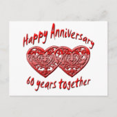 60ste verjaardag briefkaart (Voorkant)