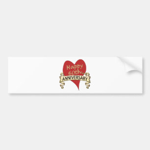 60ste. Verjaardag Bumpersticker