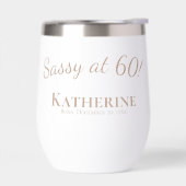 60ste verjaardag cadeau – Sassy op 60! Elegant neu (Links)