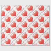 60ste. Verjaardag Cadeaupapier (Vlak)