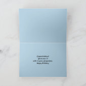 60ste verjaardag Crazy Kitten Kaart (Binnen)