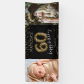 60ste Verjaardag Foto Banner (Verticaal)