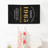 60ste verjaardag Geboren in 1965 Naam toevoegen Zw Spandoek (Insitu)