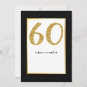 60ste verjaardag gewoon een aantal sarcastische gr kaart (Voorkant)