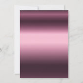 60ste verjaardag graanfloraal paars geometrisch kaart (Achterkant)