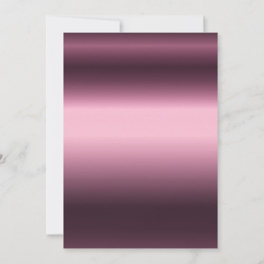 60ste verjaardag graanfloraal paars geometrisch kaart (Achterkant)