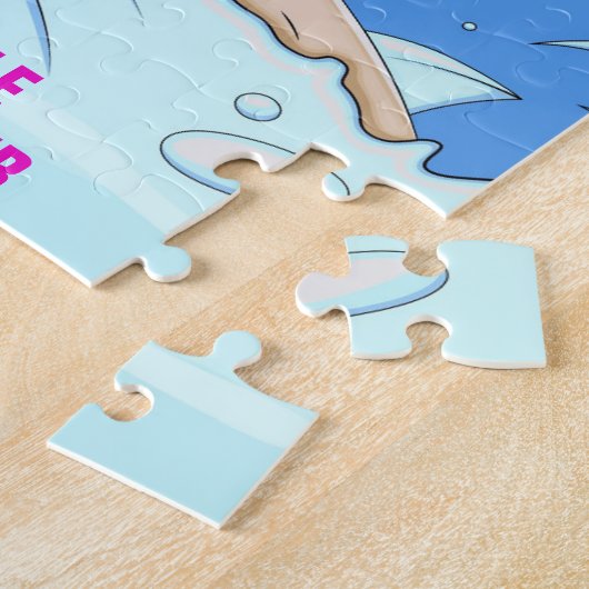 60ste verjaardag grappige uitspraak Jigzaag Puzzle Legpuzzel (Zijkant)