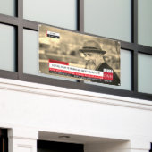 60ste verjaardag Heren Grappig TV-nieuws Spandoek (Buitenkant Gebouw)