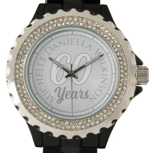 60ste verjaardag horloge (Close up)