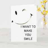 **60ste VERJAARDAG** IK WIL JE "LACHEN" GRAPPIG MA Kaart (Gele Bloem)