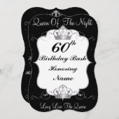 60ste, verjaardag kaart (Voorkant / Achterkant)