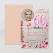 60ste verjaardag kaart (Voorkant / Achterkant)