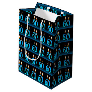 60ste verjaardag met oogbalkaarsen medium cadeauzakje