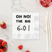 "60ste verjaardag" Napkins Servet (Insitu)