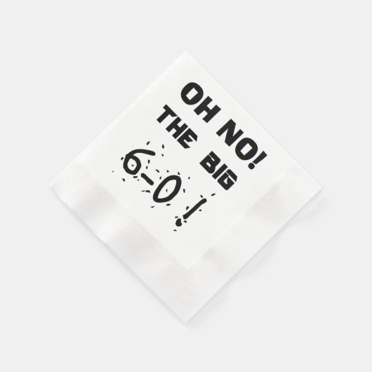 "60ste verjaardag" Napkins Servet (Hoek)
