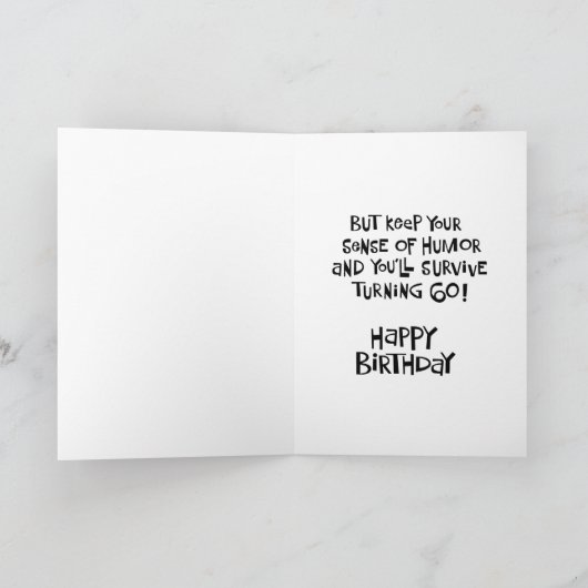 60ste verjaardag Primal Fear Kaart (Binnen)