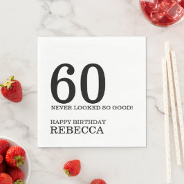60ste verjaardag servet