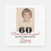 60ste verjaardag servet (Voorkant)