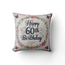60ste verjaardag Sierkussen: een unieke herinnerin