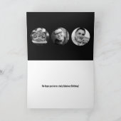 60ste verjaardag SIX OH! foto zwart wit Kaart (Binnen)