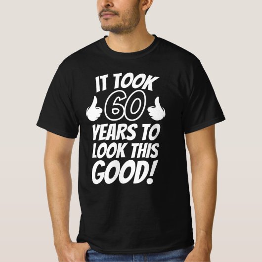 60ste verjaardag t-shirt (Voorkant)