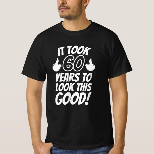 60ste verjaardag t-shirt (Voorkant)
