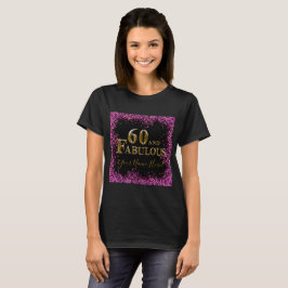 60ste verjaardag t-shirt