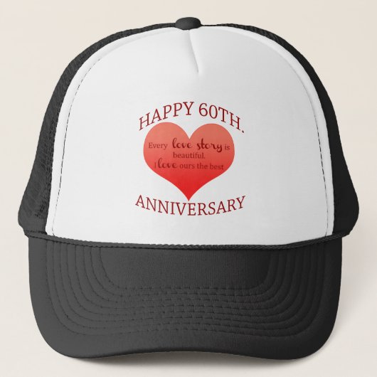 60ste. Verjaardag Trucker Pet (Voorkant)
