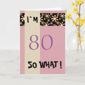 60ste verjaardag voor haar Motivatie Kaart (Gele Bloem)