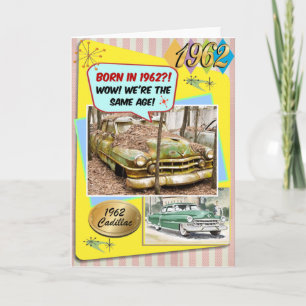 60ste verjaardag! Wauw, dezelfde leeftijd als deze Kaart