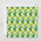 60ste verjaardag Wildflower waterverf Kaart (Achterkant)