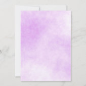 60ste verjaardagsfeest met kersenbloemen op violet kaart (Achterkant)