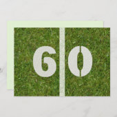 60ste Yard Birthday Party! uitnodiging (Voorkant / Achterkant)