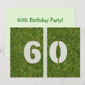60ste Yard Birthday Party!   uitnodiging (Voorkant / Achterkant)