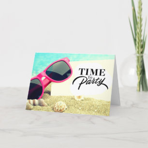 **60th* BEACHY WIL VOOR U!!! BIRTHDAY-KAART Kaart