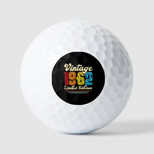 60th Birthday 1962 Limited Edition Golfballen