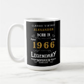 60th Birthday 1966 Legendary Retro Koffiemok (Links)