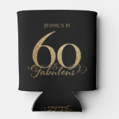 60th Birthday Blikjeskoeler (Achterkant)