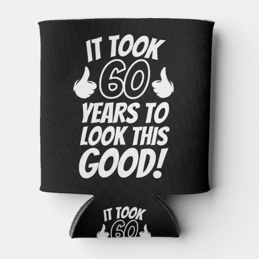 60th Birthday Blikjeskoeler (Voorkant)