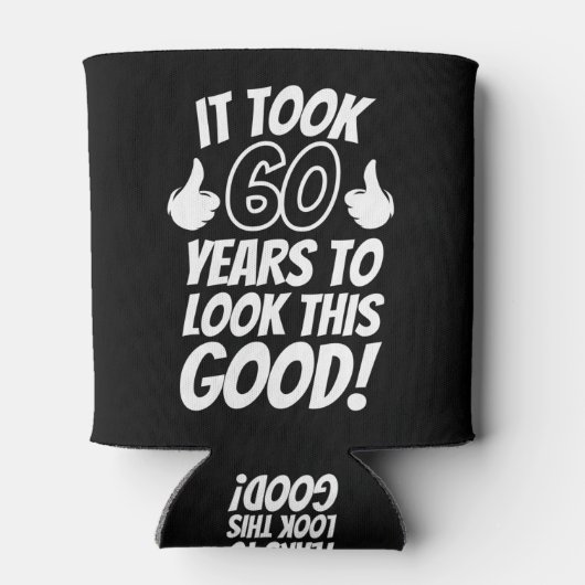 60th Birthday Blikjeskoeler (Achterkant)