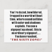 60th Birthday Briefkaart (Voorkant)