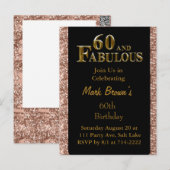 60th Birthday Briefkaart (Voorkant / Achterkant)