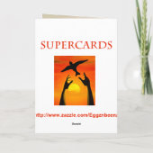 60th Birthday card with a motorbike girl Kaart (Achterkant)