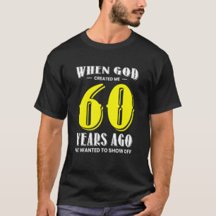 60th Birthday Design u2013 1963 Toen God Creëer M T-shirt